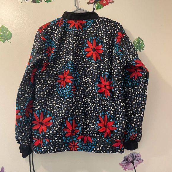 Ankala Bomber floral Unisex Jacket Size S - Picture 2 of 4